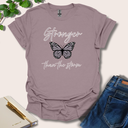 Stronger Than The Storm Butterfly T-Shirt