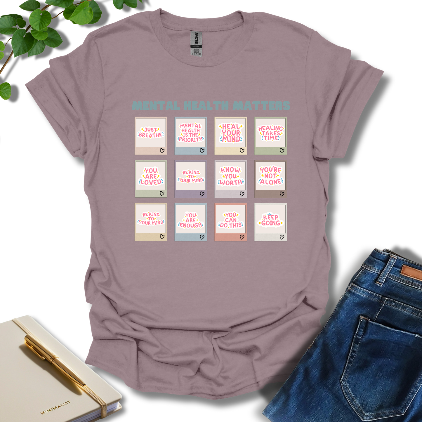 Mental Health Matters Notes T-Shirt