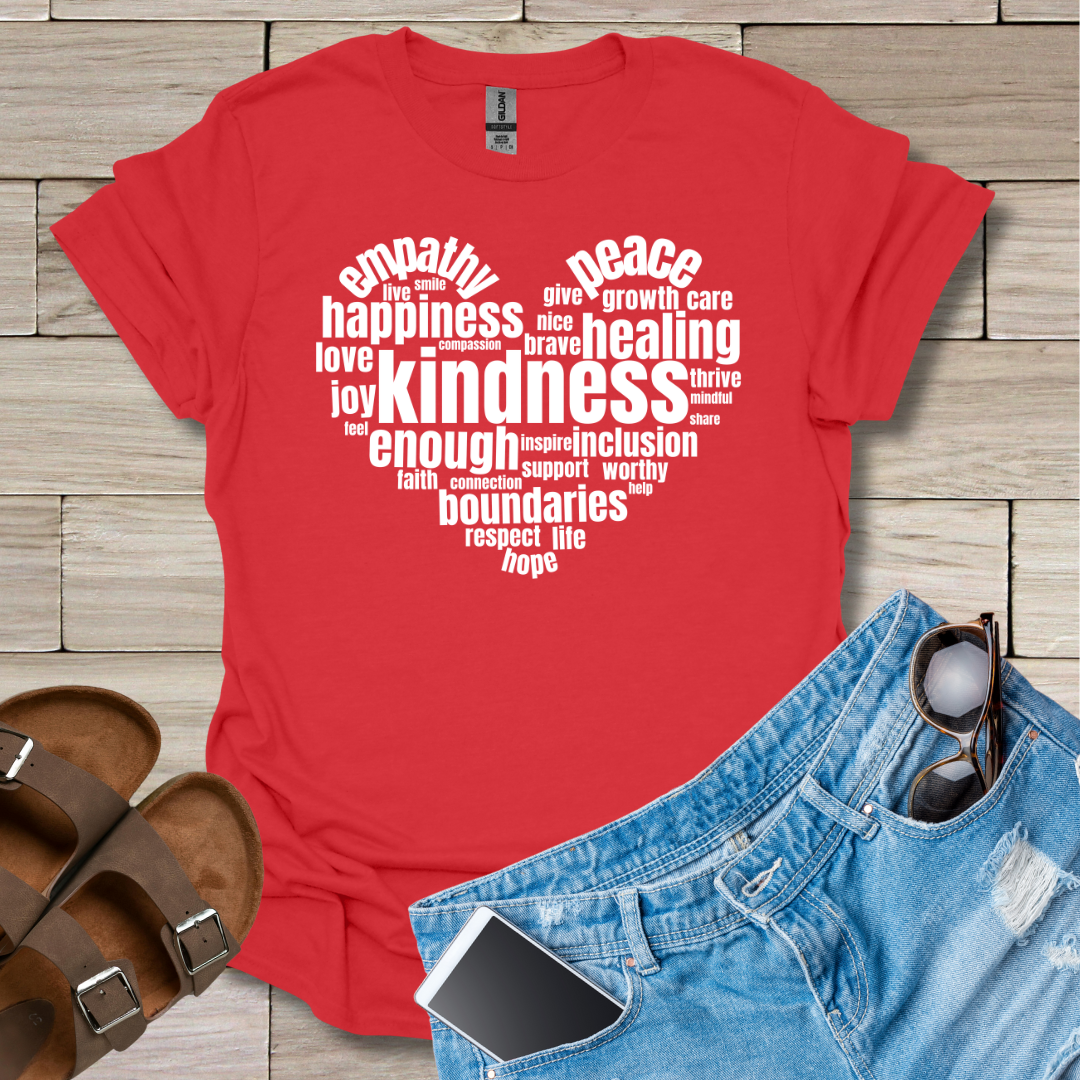 Kind Words Heart T-Shirt