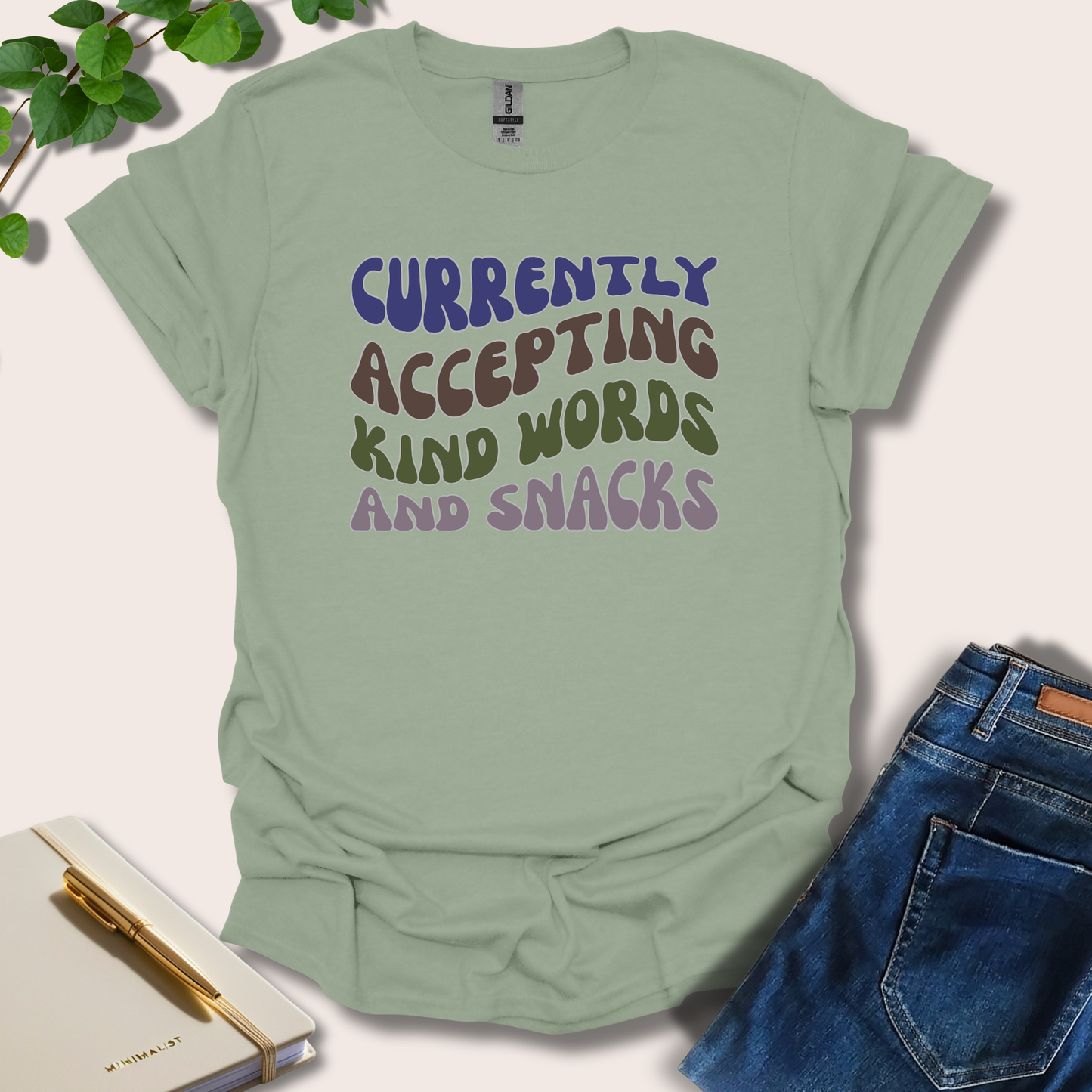 Currently Accepting Kind Words And Snacks T-Shirt