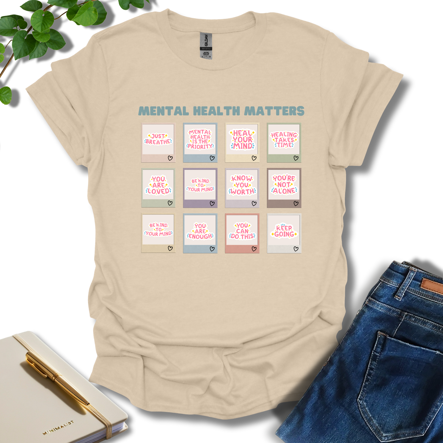 Mental Health Matters Notes T-Shirt