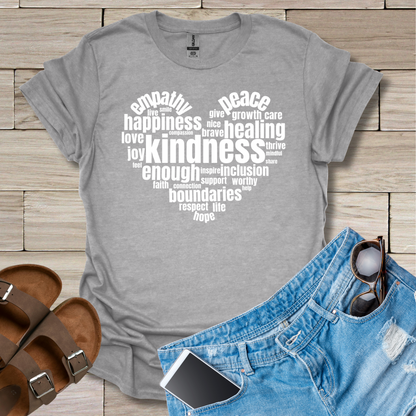 Kind Words Heart T-Shirt