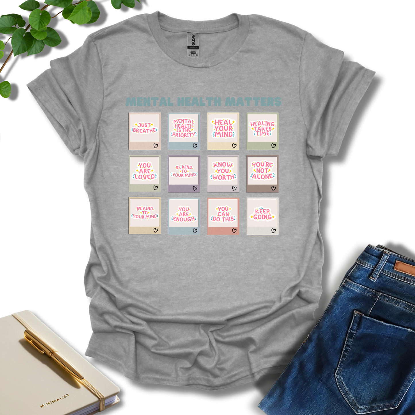 Mental Health Matters Notes T-Shirt
