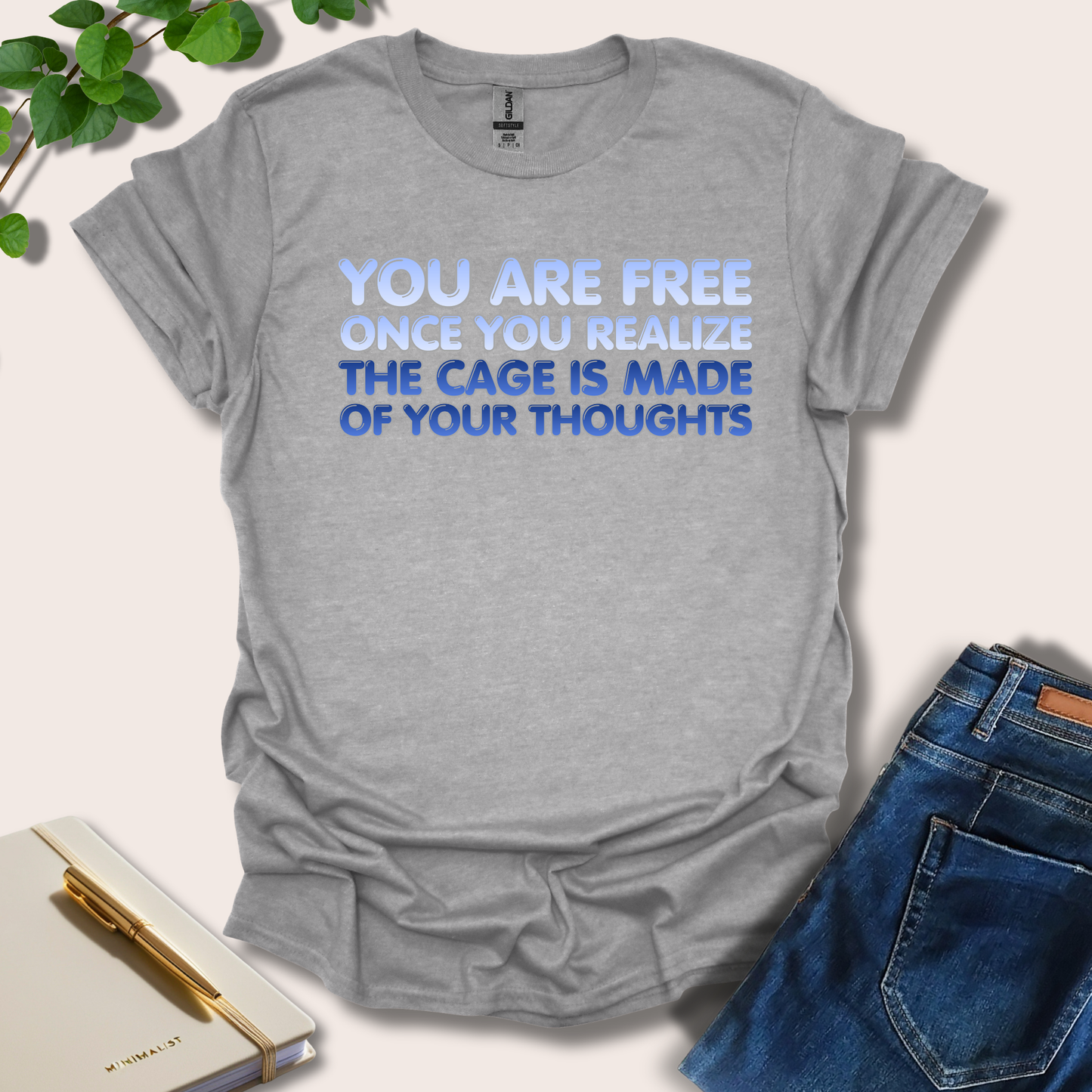 You Are Free (Bubble Letters) T-Shirt