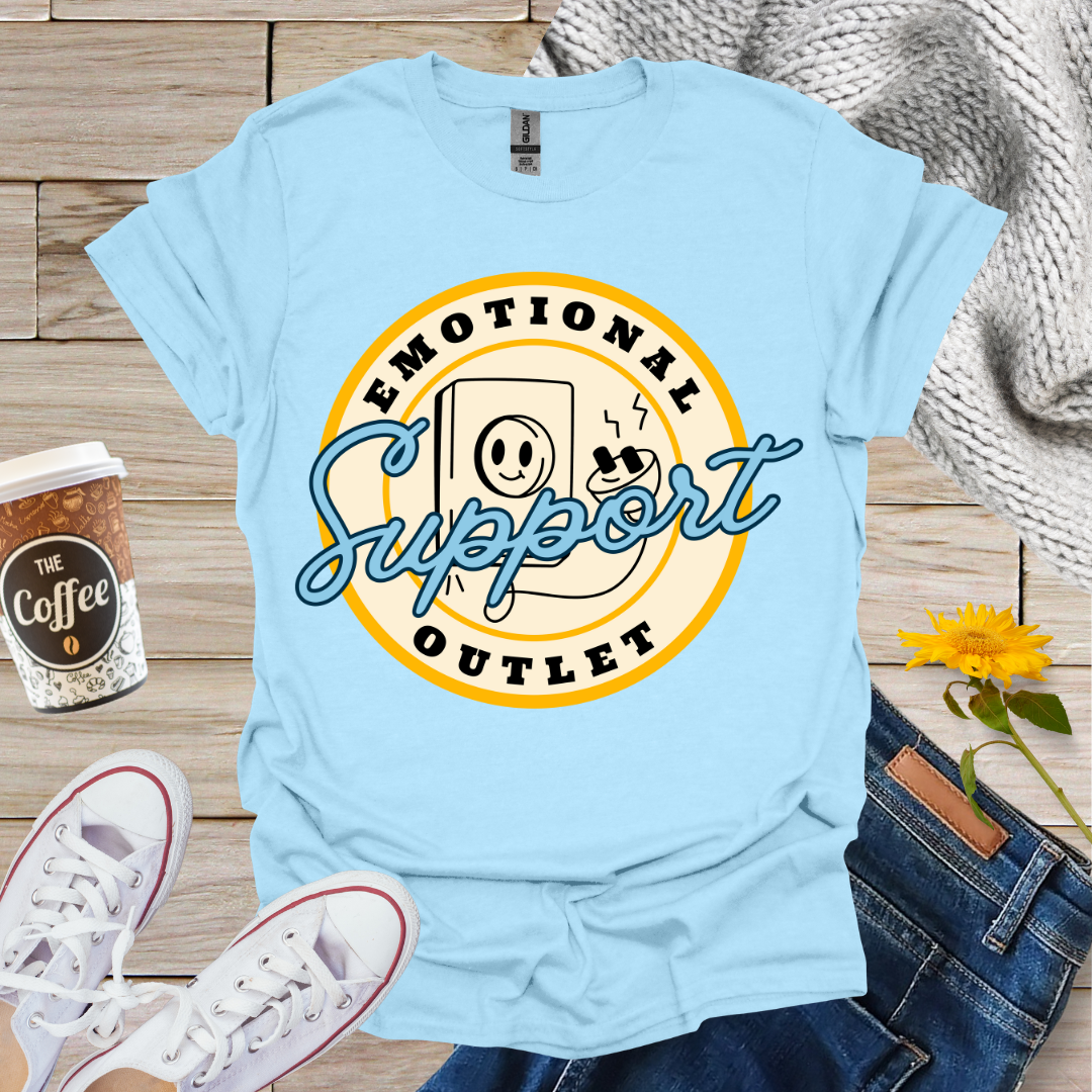 Emotional Support Outlet T-Shirt