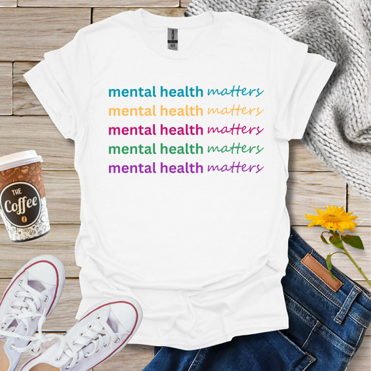Mental Health Repeated T-Shirt
