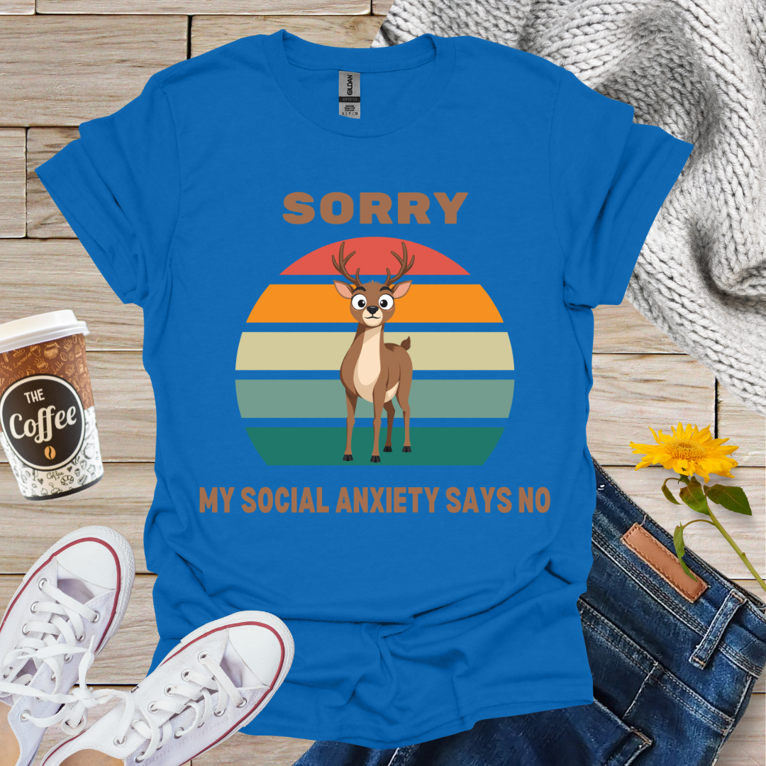 Social Anxiety Says No T-Shirt