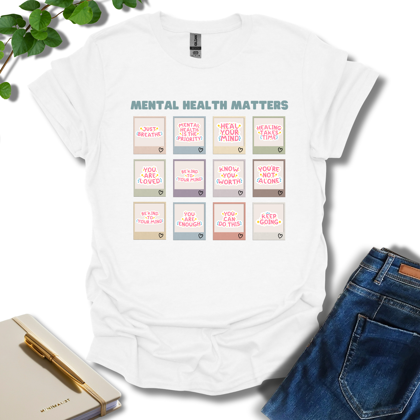 Mental Health Matters Notes T-Shirt