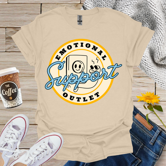 Emotional Support Outlet T-Shirt