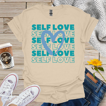 Self Love with Heart T-Shirt