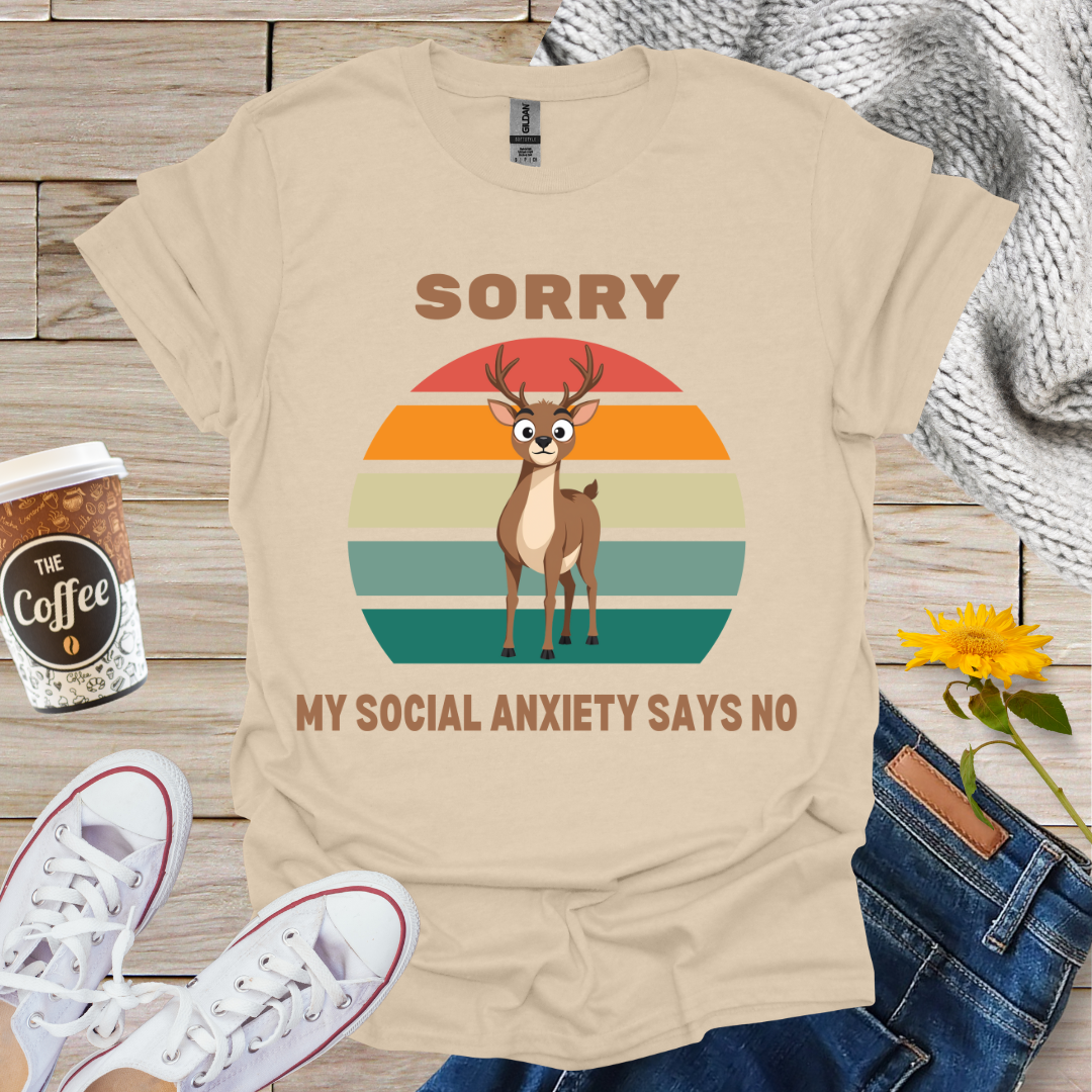 Social Anxiety Says No T-Shirt