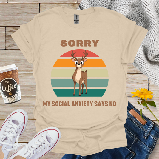 Social Anxiety Says No T-Shirt