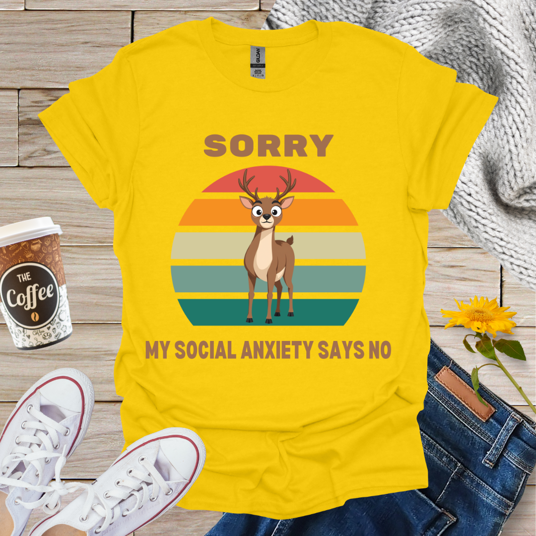 Social Anxiety Says No T-Shirt