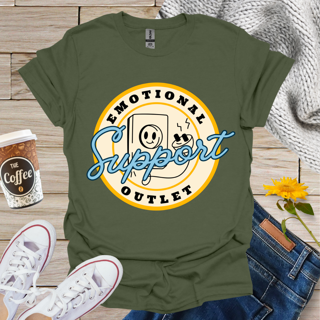 Emotional Support Outlet T-Shirt
