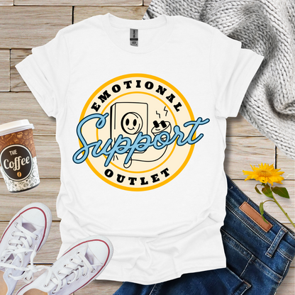 Emotional Support Outlet T-Shirt